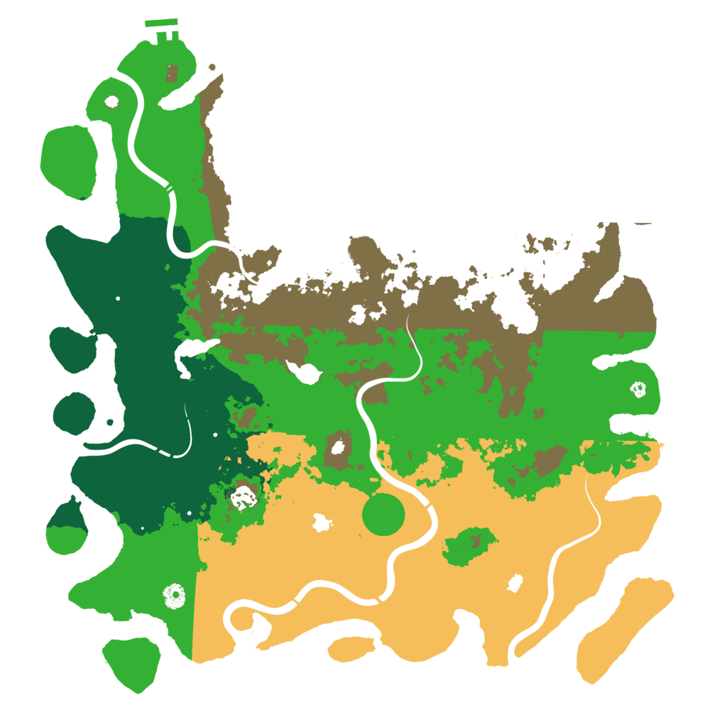 Biome Rust Map: Procedural Map, Size: 4500, Seed: 1710193768