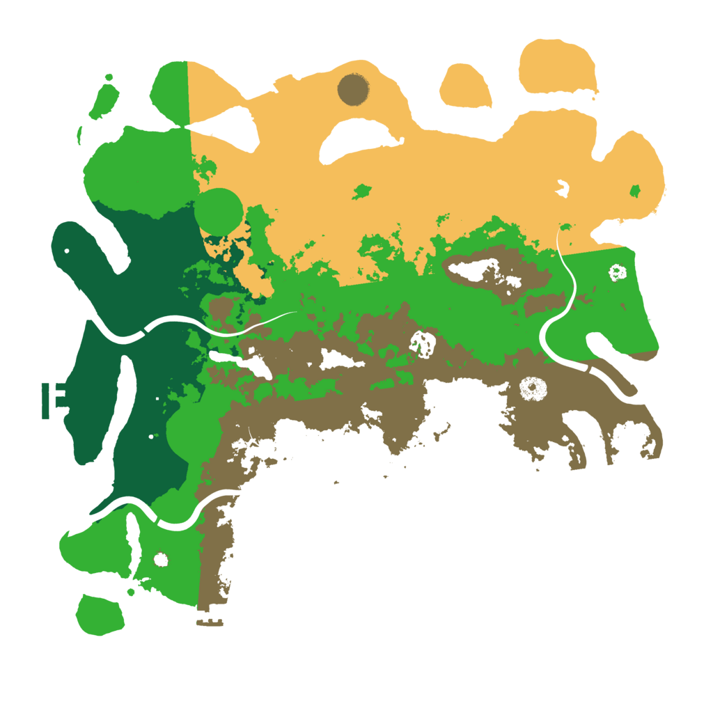 Biome Rust Map: Procedural Map, Size: 4000, Seed: 58467