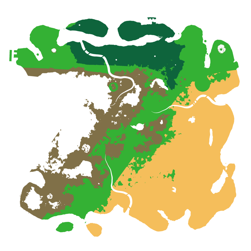 Biome Rust Map: Procedural Map, Size: 4500, Seed: 487149809