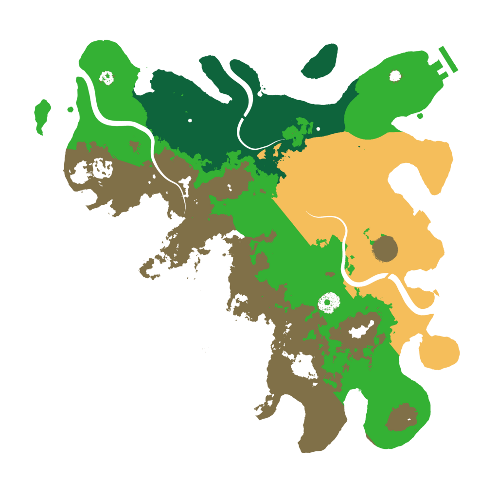 Biome Rust Map: Procedural Map, Size: 3500, Seed: 763579926