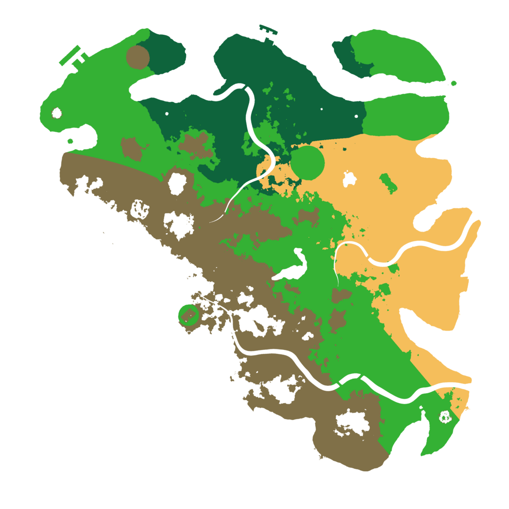 Biome Rust Map: Procedural Map, Size: 4000, Seed: 583946