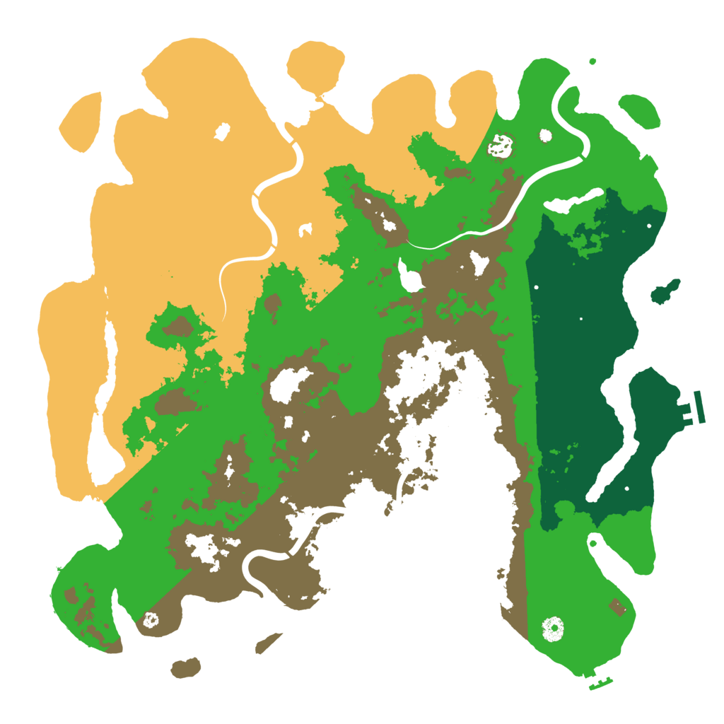 Biome Rust Map: Procedural Map, Size: 4500, Seed: 676525689