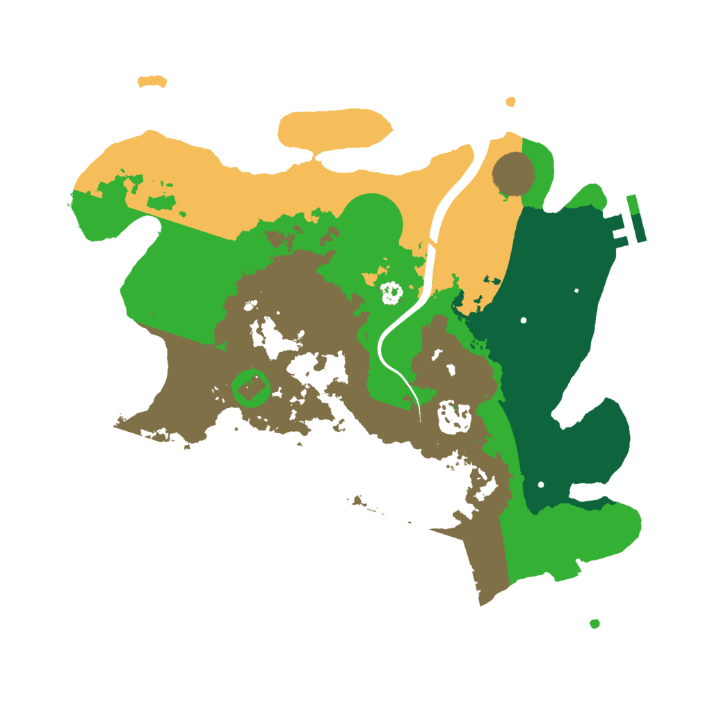 Biome Rust Map: Procedural Map, Size: 3000, Seed: 1030322721