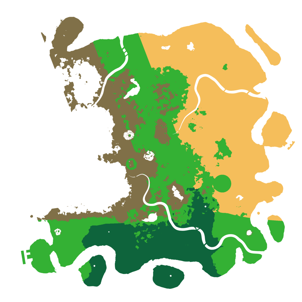 Biome Rust Map: Procedural Map, Size: 4500, Seed: 31837