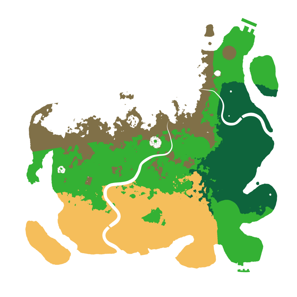 Biome Rust Map: Procedural Map, Size: 3750, Seed: 34522