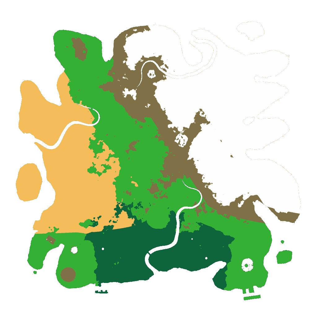 Biome Rust Map: Procedural Map, Size: 3750, Seed: 2090091231