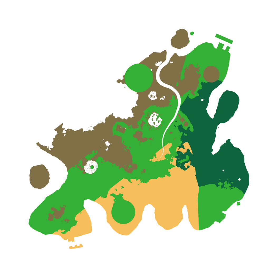 Biome Rust Map: Procedural Map, Size: 3000, Seed: 973909167