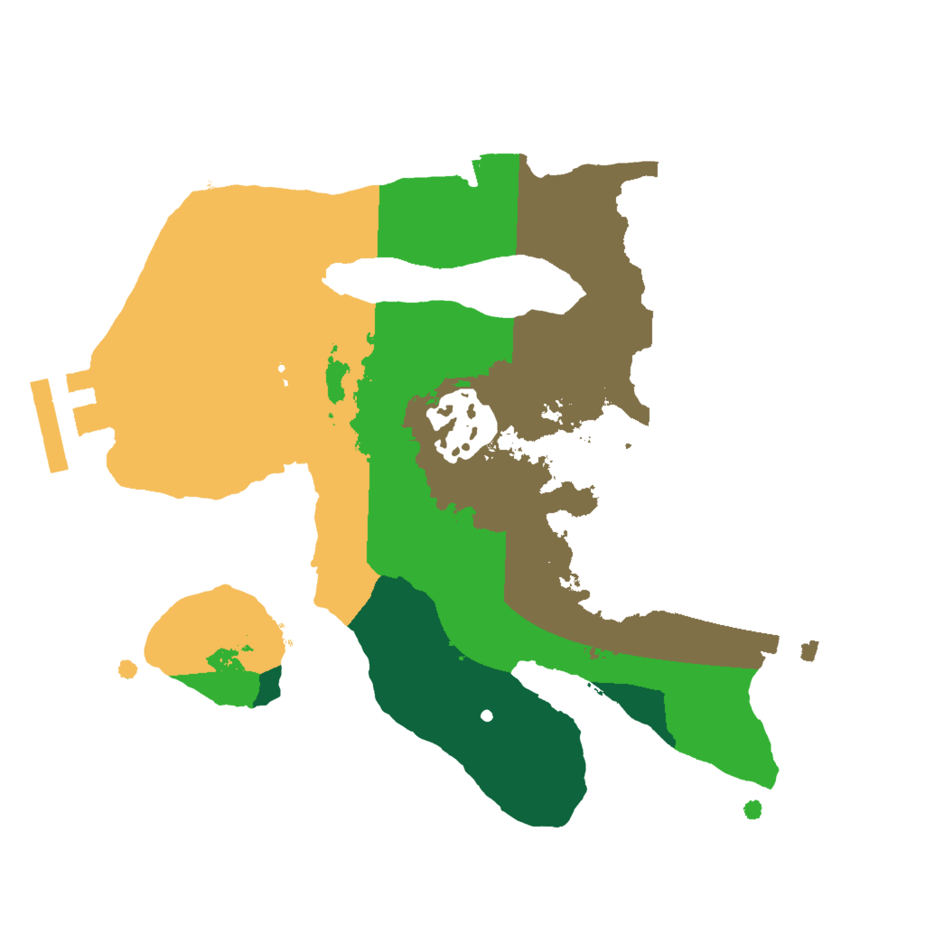 Biome Rust Map: Procedural Map, Size: 2000, Seed: 1572536446