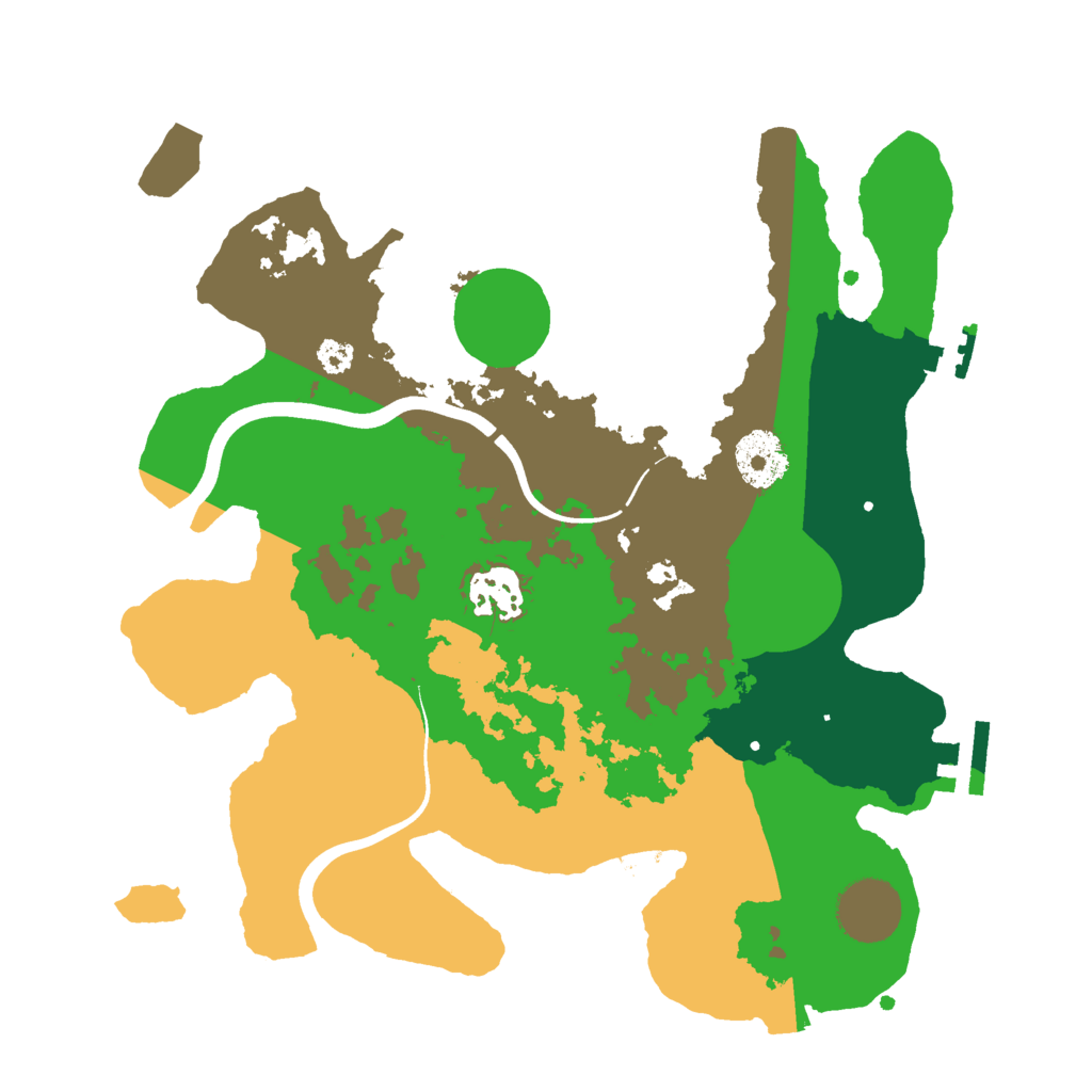 Biome Rust Map: Procedural Map, Size: 3000, Seed: 635321215
