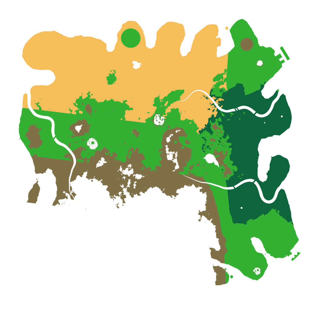 Biome Rust Map: Procedural Map, Size: 4250, Seed: 105227299