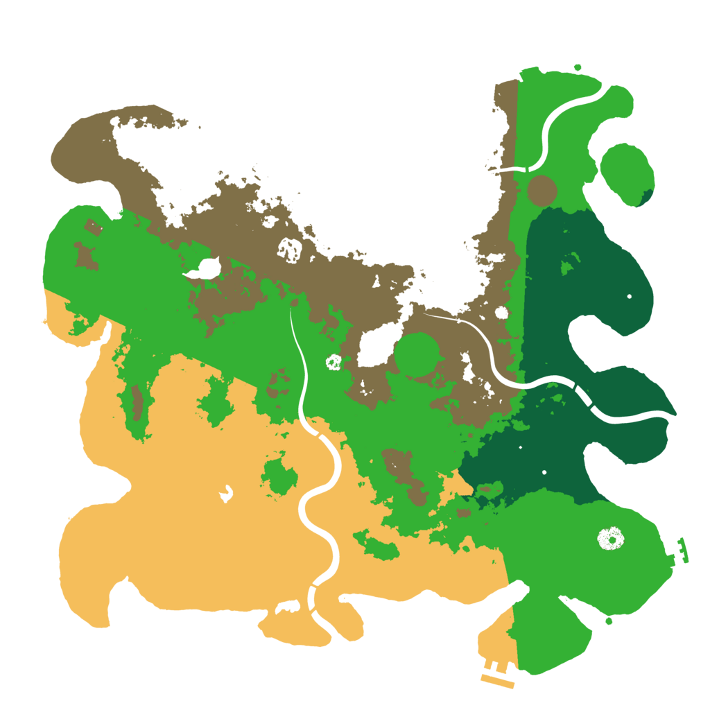 Biome Rust Map: Procedural Map, Size: 4250, Seed: 1558959660