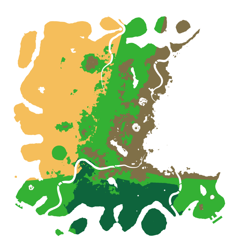Biome Rust Map: Procedural Map, Size: 4500, Seed: 634833