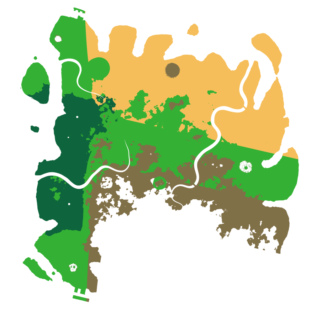 Biome Rust Map: Procedural Map, Size: 3900, Seed: 407272