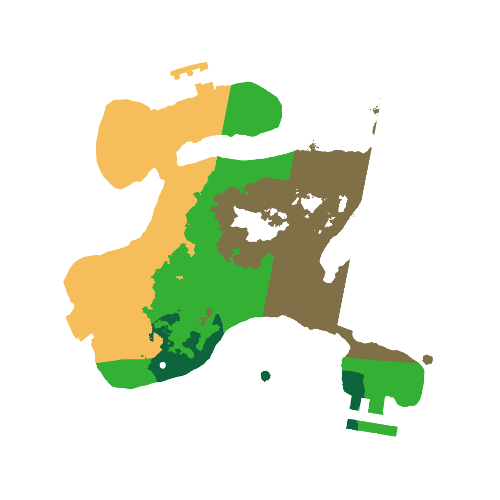 Biome Rust Map: Procedural Map, Size: 2000, Seed: 20261019
