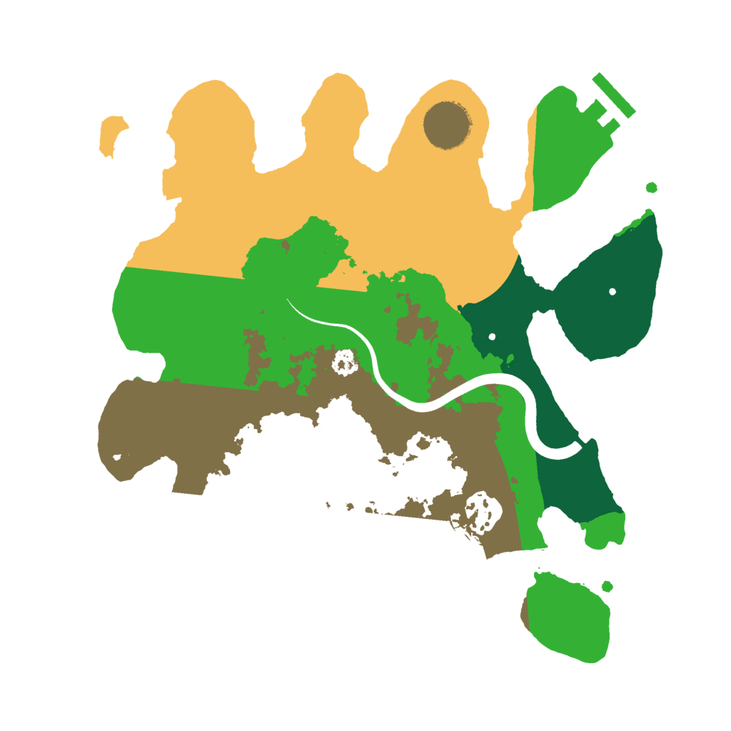 Biome Rust Map: Procedural Map, Size: 2750, Seed: 67