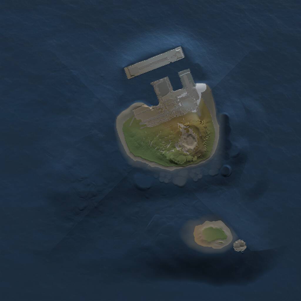 Rust Map: Procedural Map, Size: 1000, Seed: 271019, 4 Monuments