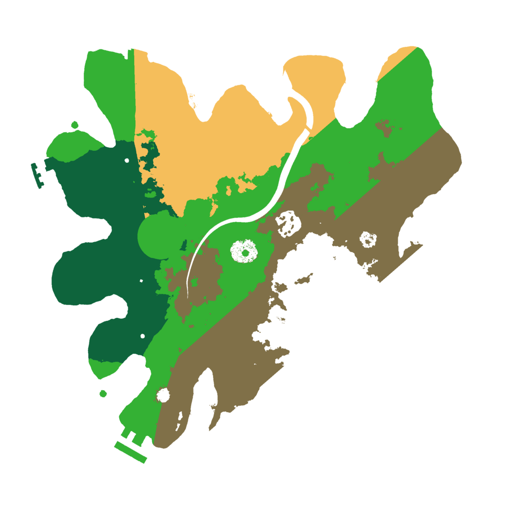 Biome Rust Map: Procedural Map, Size: 3000, Seed: 727675167