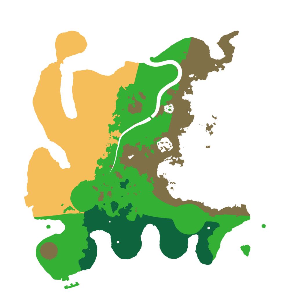 Biome Rust Map: Procedural Map, Size: 3000, Seed: 1310177551