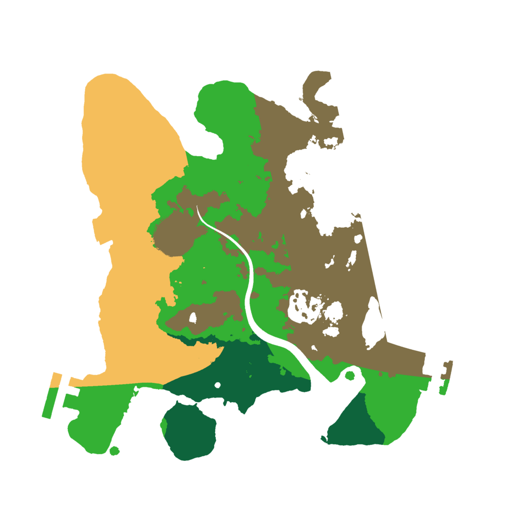Biome Rust Map: Procedural Map, Size: 2300, Seed: 604710191