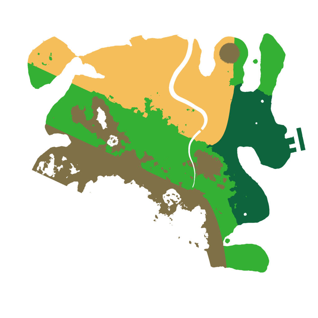 Biome Rust Map: Procedural Map, Size: 2800, Seed: 590935367