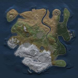 Thumbnail Rust Map: Procedural Map, Size: 2800, Seed: 590935367, 14 Monuments