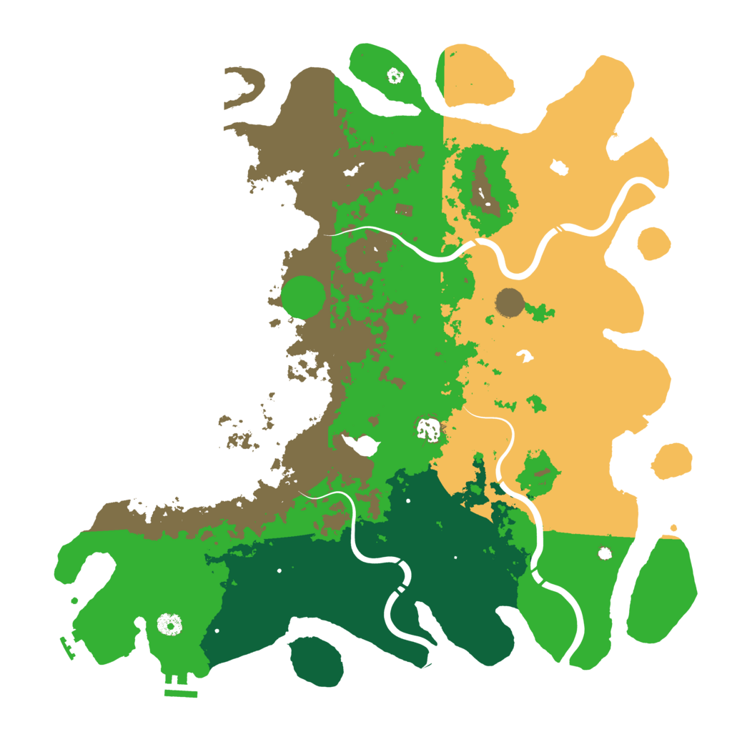 Biome Rust Map: Procedural Map, Size: 4500, Seed: 1470027