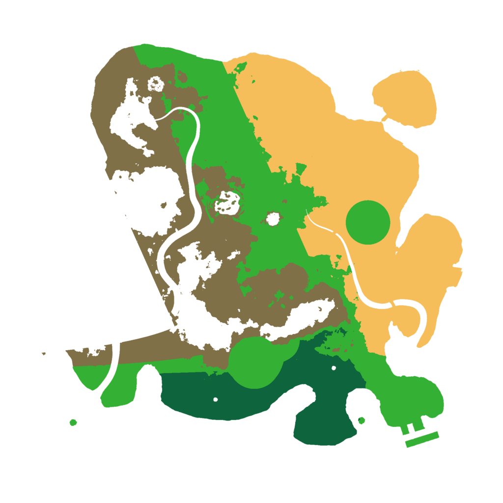 Biome Rust Map: Procedural Map, Size: 3000, Seed: 322124301