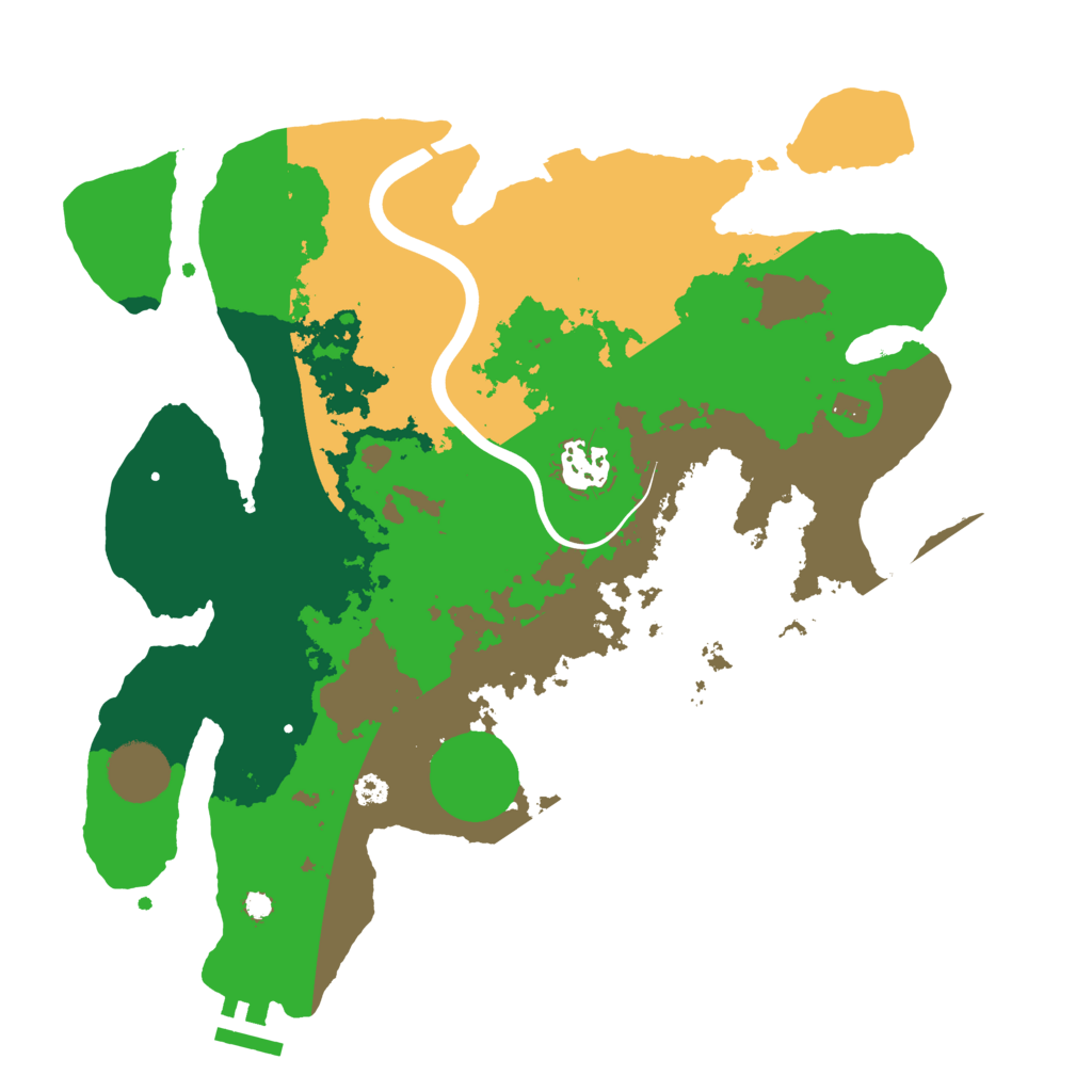 Biome Rust Map: Procedural Map, Size: 3250, Seed: 1113846237