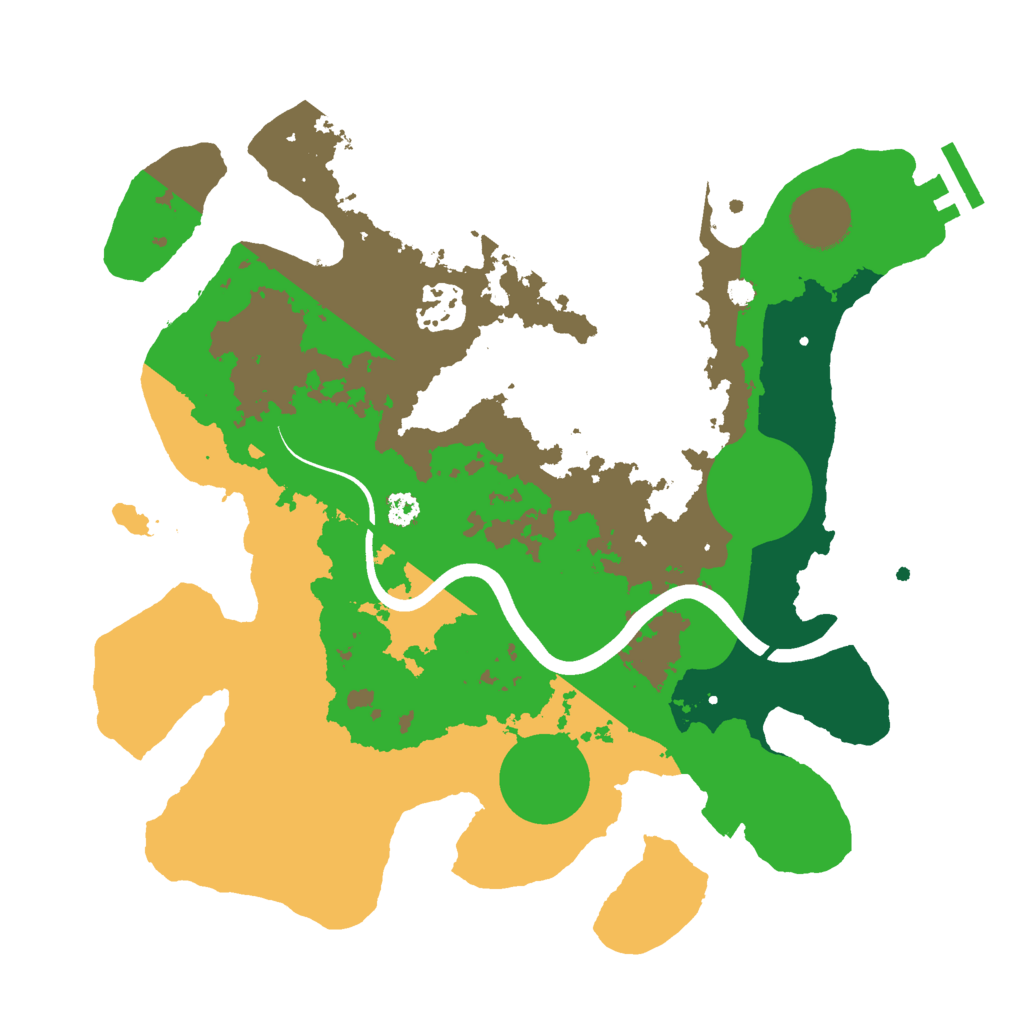 Biome Rust Map: Procedural Map, Size: 3000, Seed: 1563620409