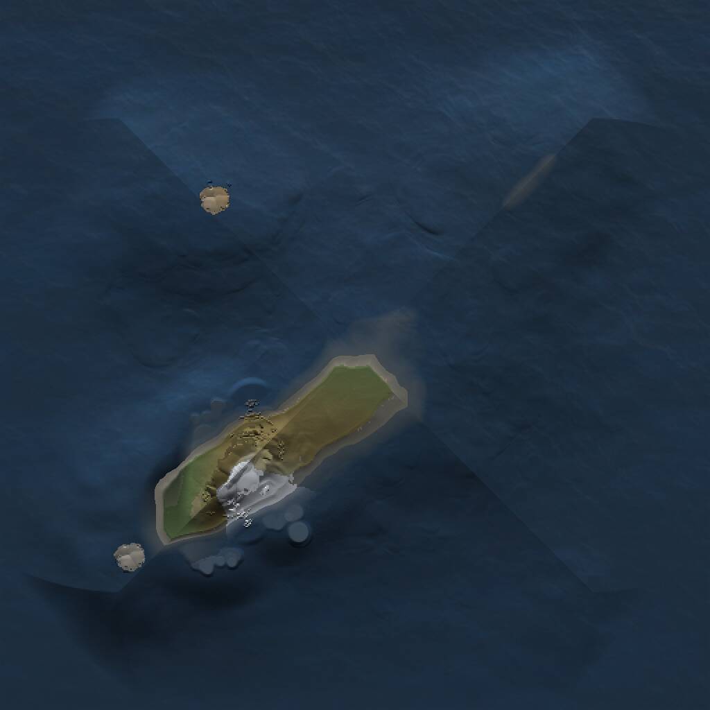 Rust Map: Procedural Map, Size: 1000, Seed: 7226, 3 Monuments