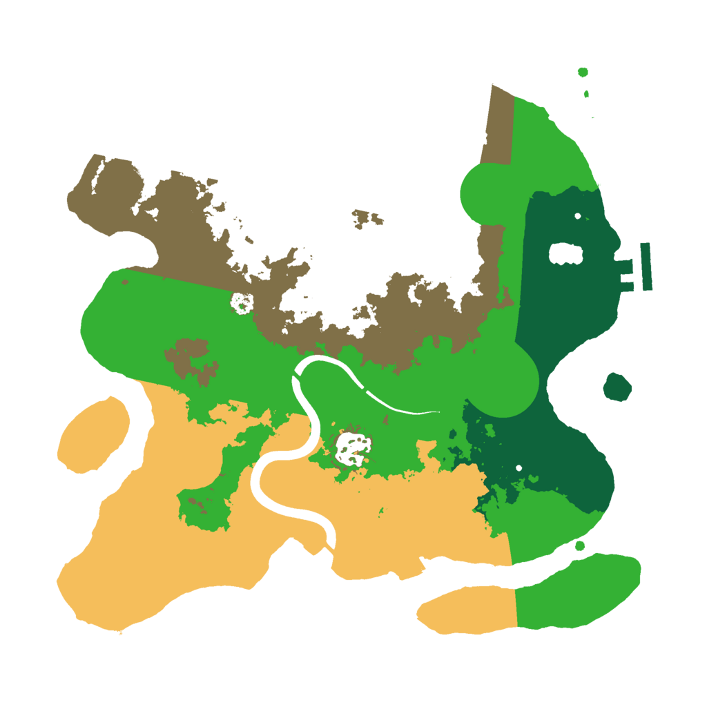 Biome Rust Map: Procedural Map, Size: 3000, Seed: 1180693661