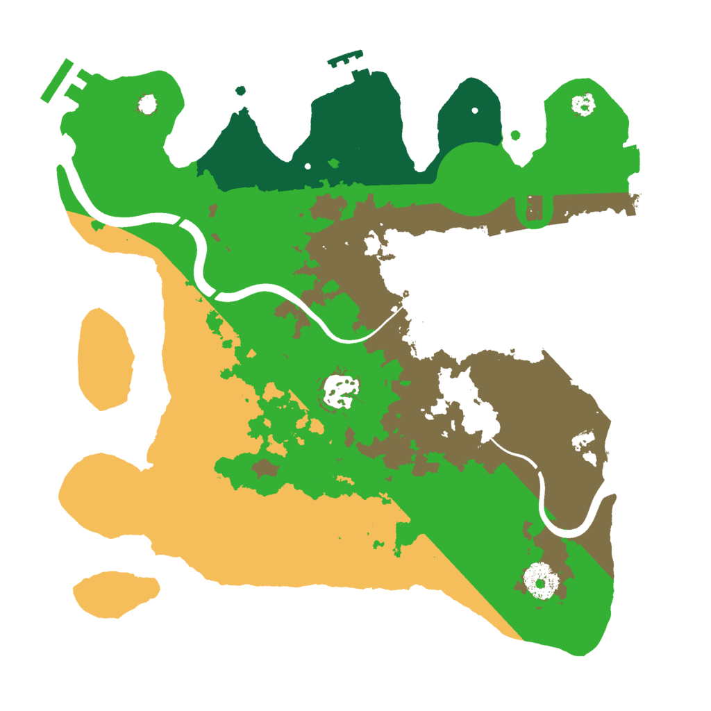 Biome Rust Map: Procedural Map, Size: 3000, Seed: 1862422565