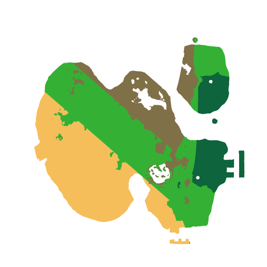 Biome Rust Map: Procedural Map, Size: 2000, Seed: 134204697