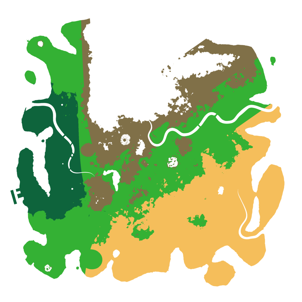 Biome Rust Map: Procedural Map, Size: 4250, Seed: 583184