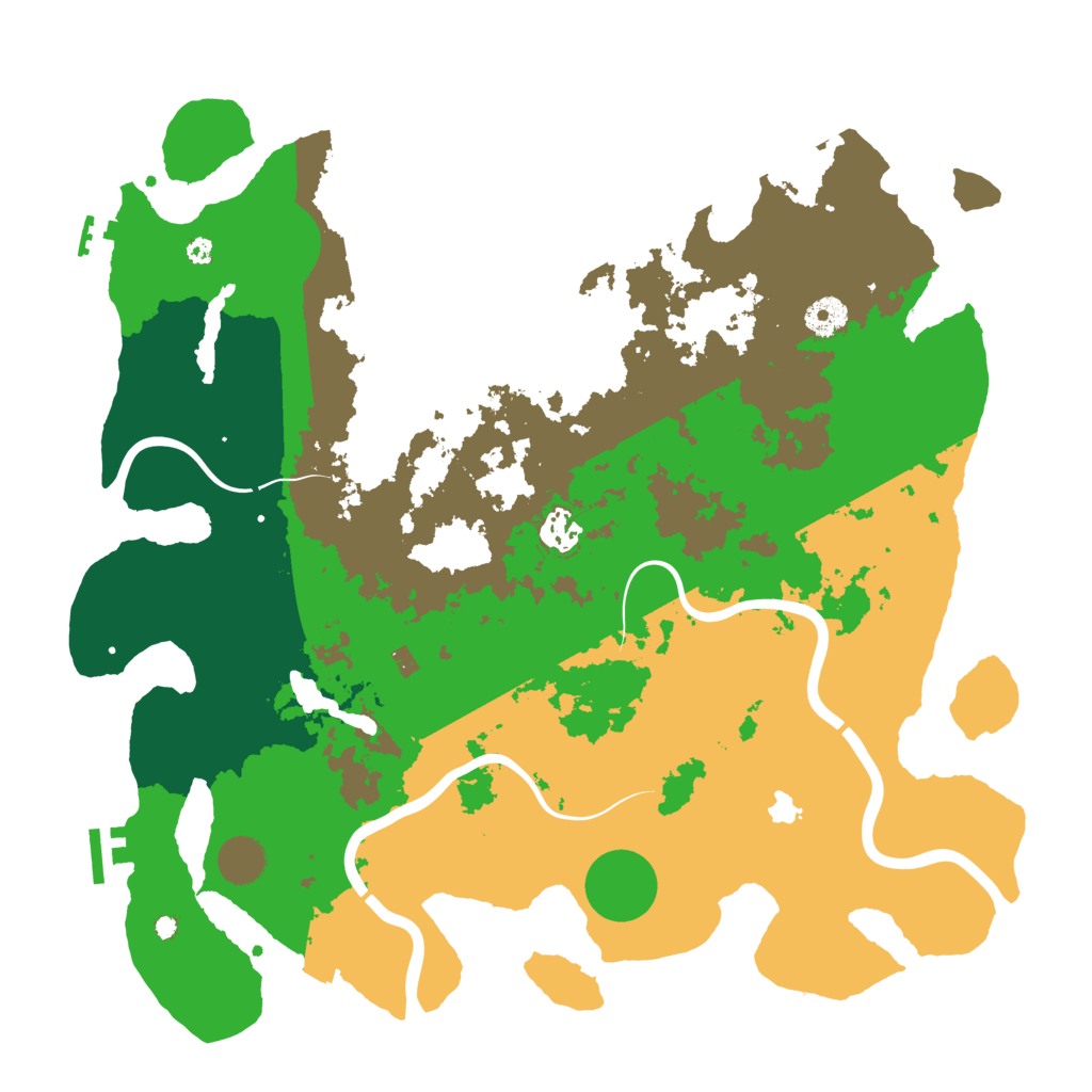 Biome Rust Map: Procedural Map, Size: 4000, Seed: 1210029907