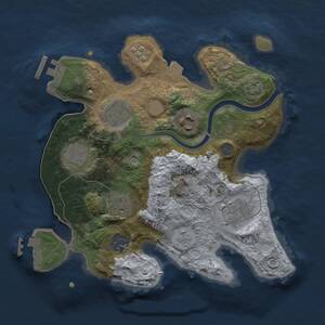 Thumbnail Rust Map: Procedural Map, Size: 2700, Seed: 1792497691, 14 Monuments