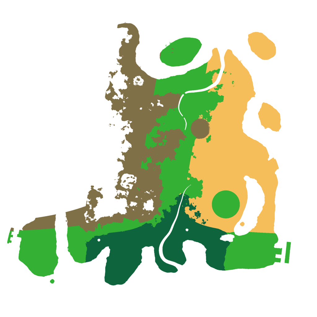 Biome Rust Map: Procedural Map, Size: 3000, Seed: 1834273064