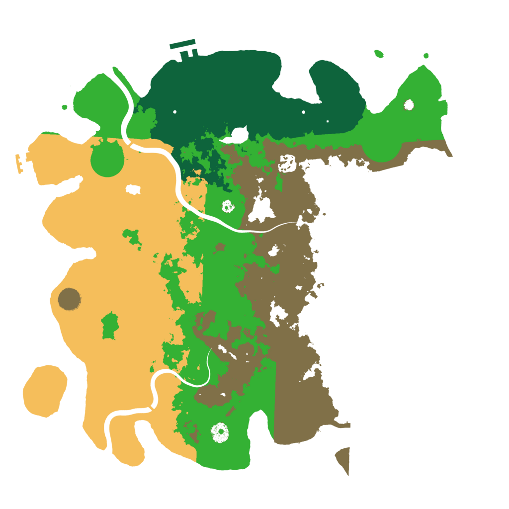 Biome Rust Map: Procedural Map, Size: 4000, Seed: 606734738