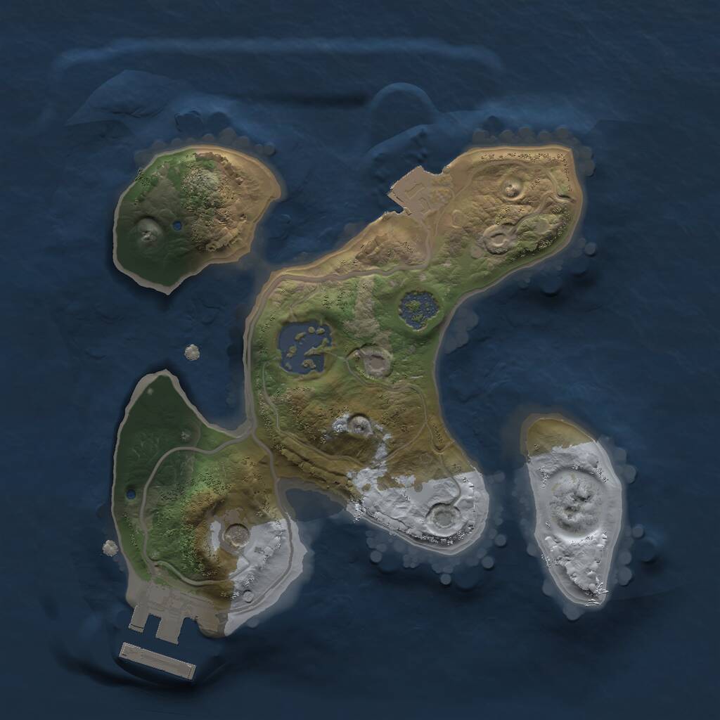 Procedural Map :: Rust Map :: Just-Wiped