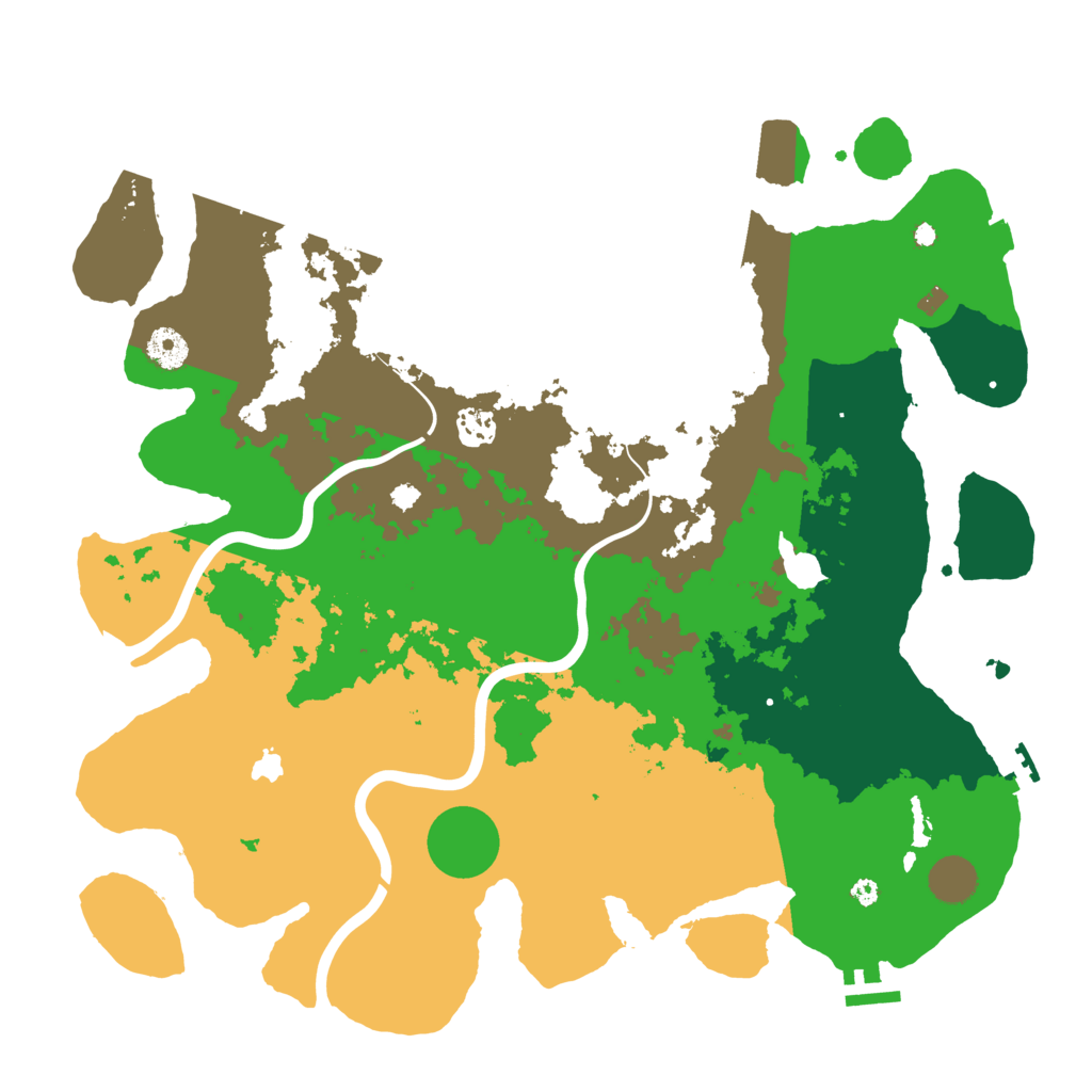 Biome Rust Map: Procedural Map, Size: 4000, Seed: 555132194
