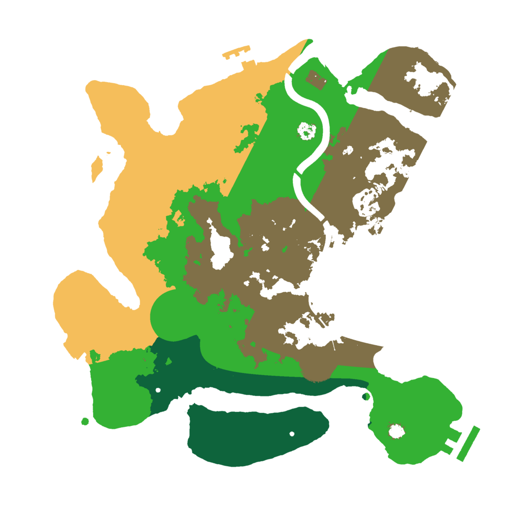 Biome Rust Map: Procedural Map, Size: 2750, Seed: 1699389291