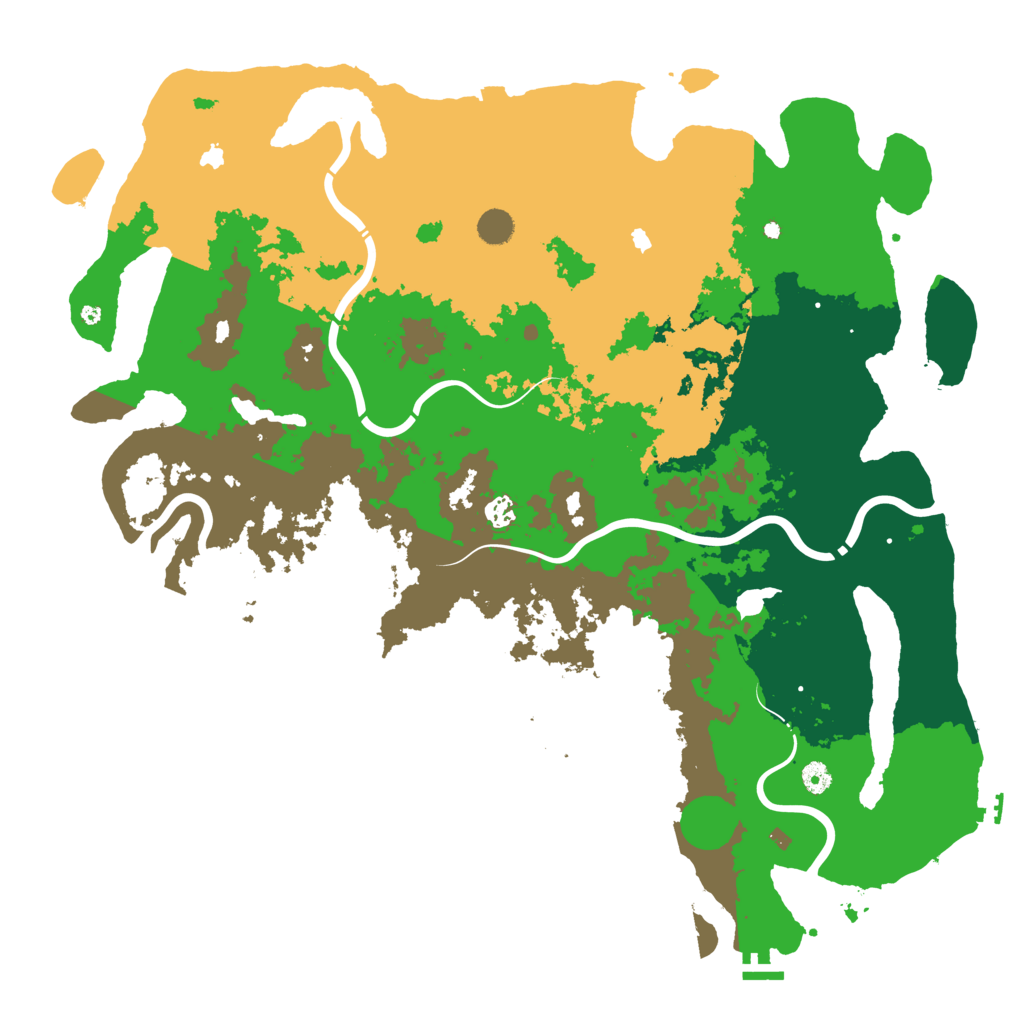 Biome Rust Map: Procedural Map, Size: 5000, Seed: 1273888276