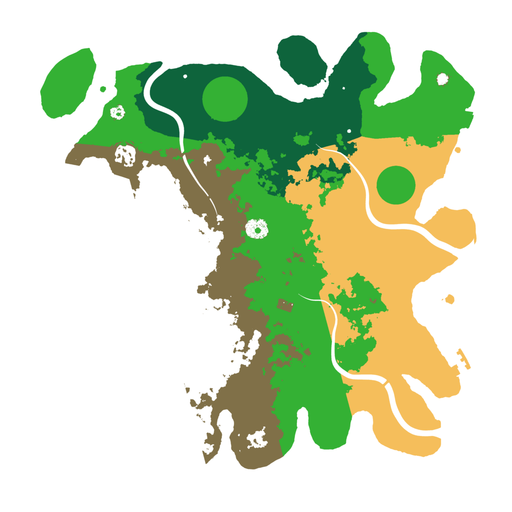 Biome Rust Map: Procedural Map, Size: 3500, Seed: 463025503