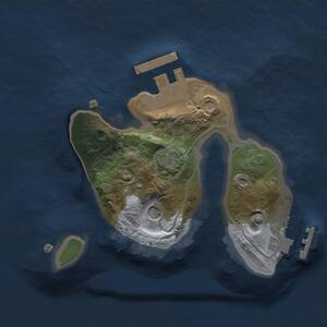 Thumbnail Rust Map: Procedural Map, Size: 1500, Seed: 1501163152, 7 Monuments