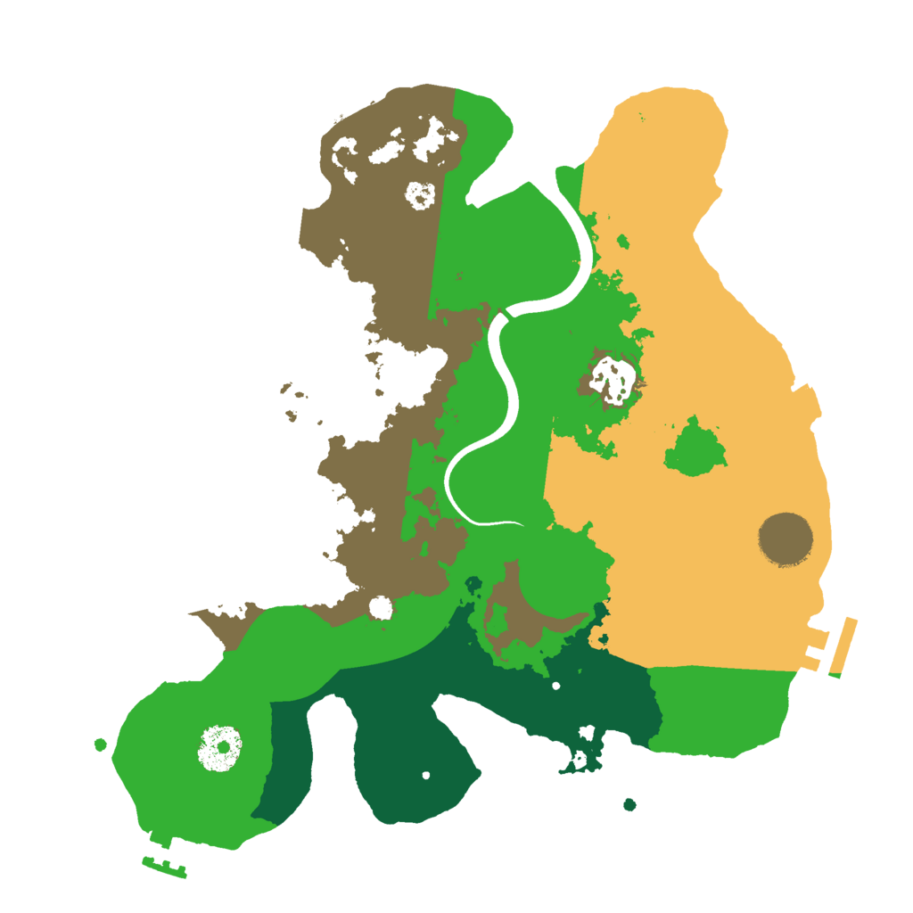 Biome Rust Map: Procedural Map, Size: 3000, Seed: 147621143