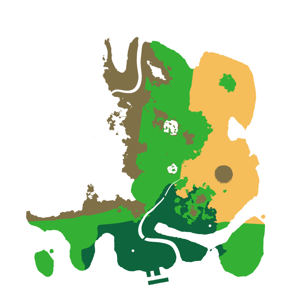 Biome Rust Map: Procedural Map, Size: 3000, Seed: 2059565144