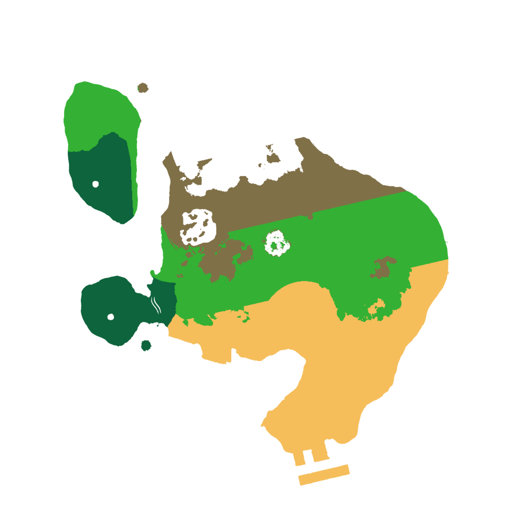 Biome Rust Map: Procedural Map, Size: 2000, Seed: 2089479893