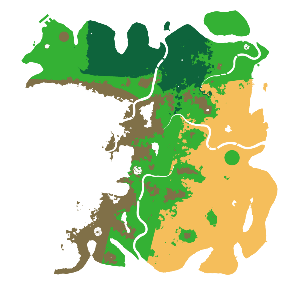 Biome Rust Map: Procedural Map, Size: 5100, Seed: 1159760689