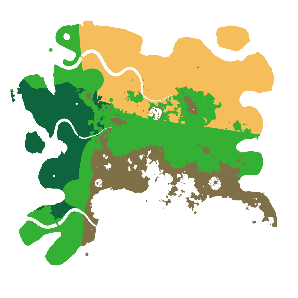 Biome Rust Map: Procedural Map, Size: 3500, Seed: 769008262