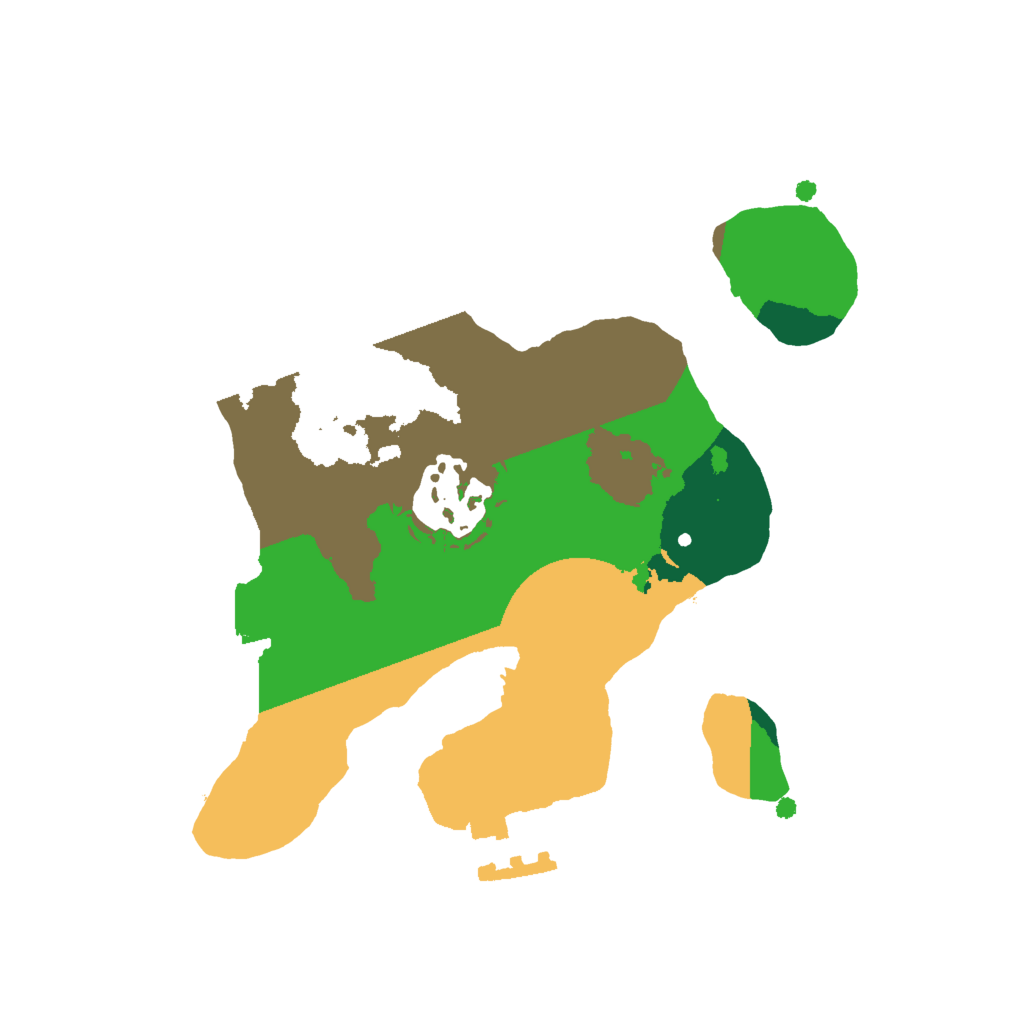 Biome Rust Map: Procedural Map, Size: 2000, Seed: 51245